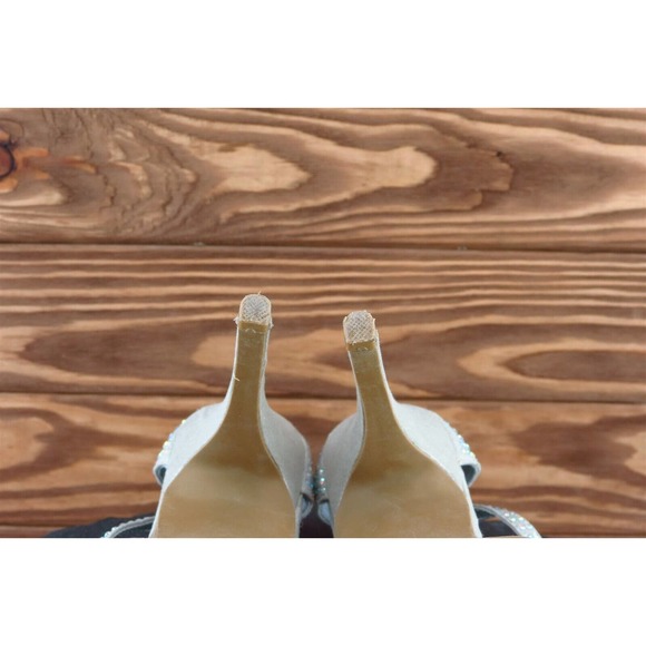 Steve Madden Women Sz 7.5 M Beige Platform Synthetic Shoes Maggie - Picture 7 of 7